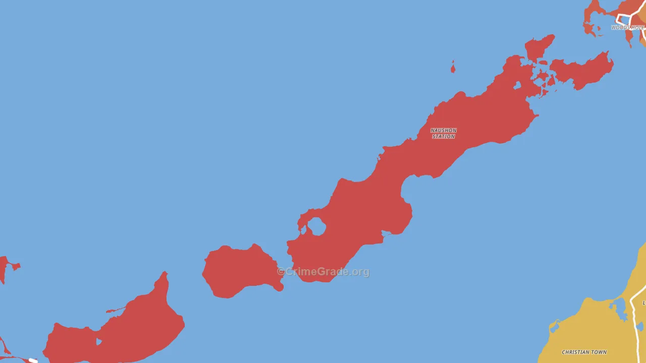Cuttyhunk, MA Map of Murder Rates