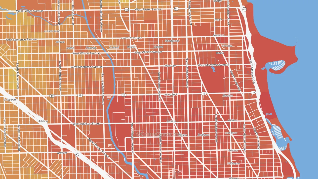 Cuyler, Chicago, IL Map of Murder Rates