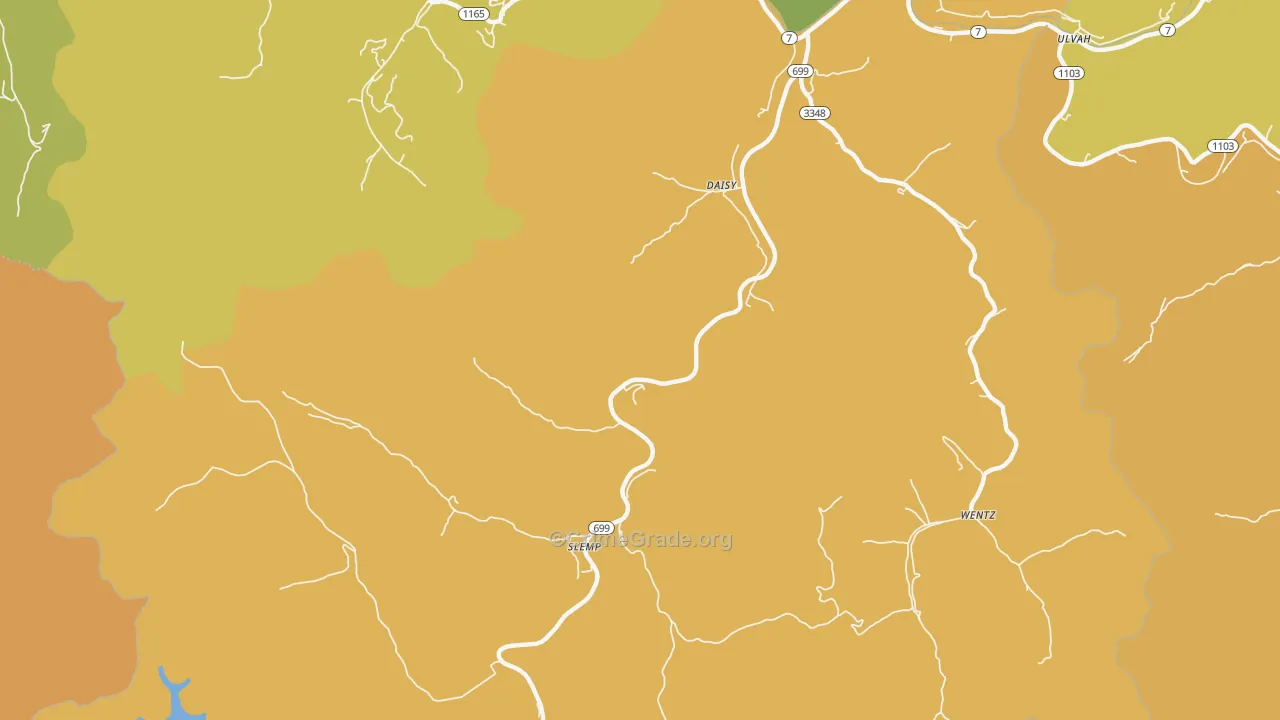 Daisy, KY Map of Murder Rates