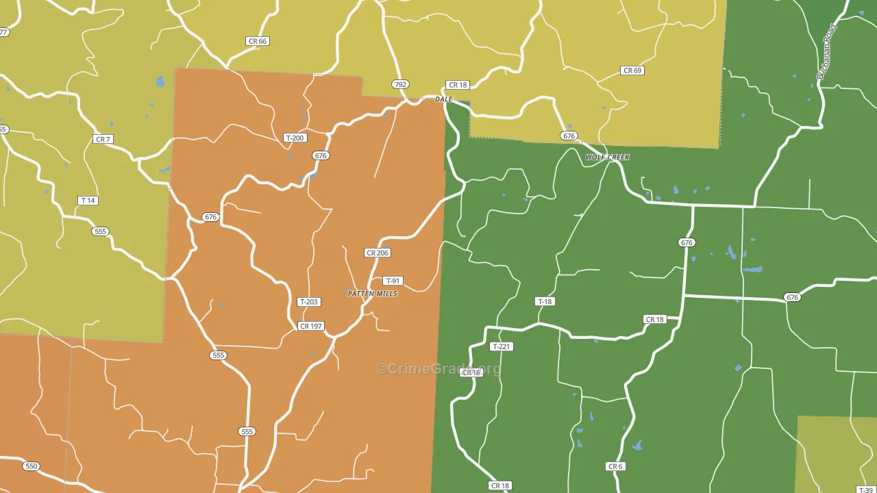 Dale, OH Map of Murder Rates