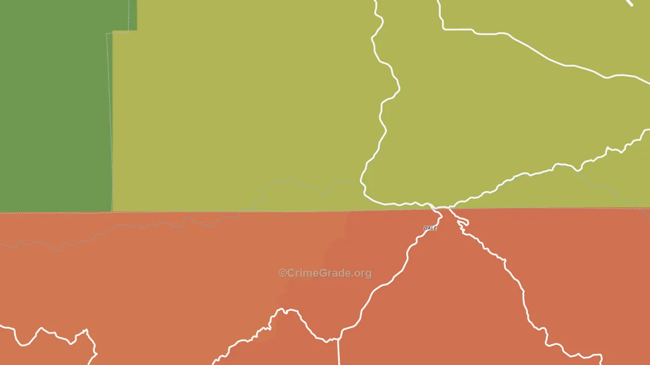 Dale, OR Map of Murder Rates