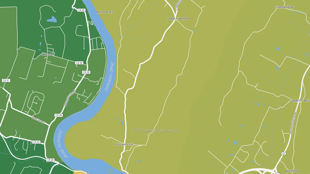 Dargan, MD Map of Murder Rates