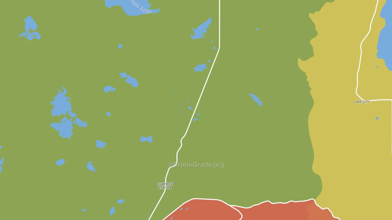 Davis Creek, CA Map of Murder Rates