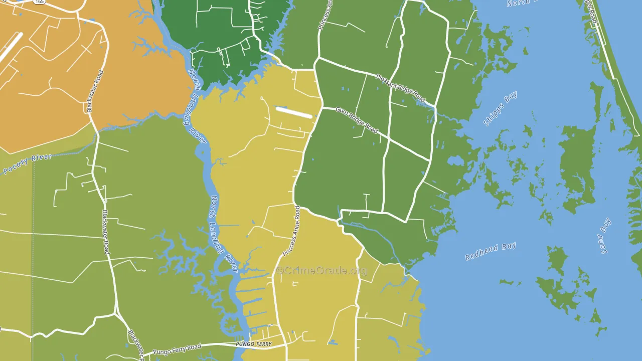 Dawley Corners, VA Map of Murder Rates