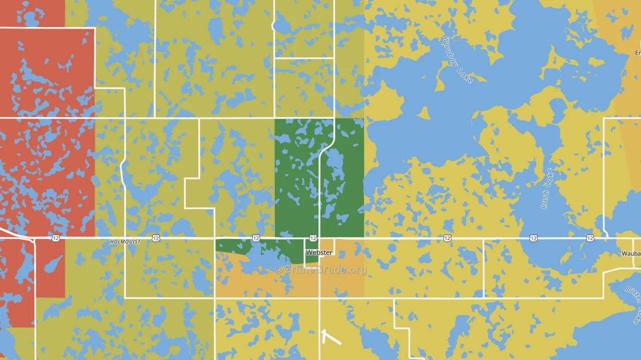 Day County, SD Map of Murder Rates