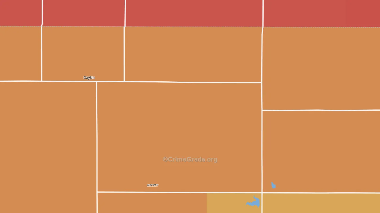 Daykin, NE Map of Murder Rates