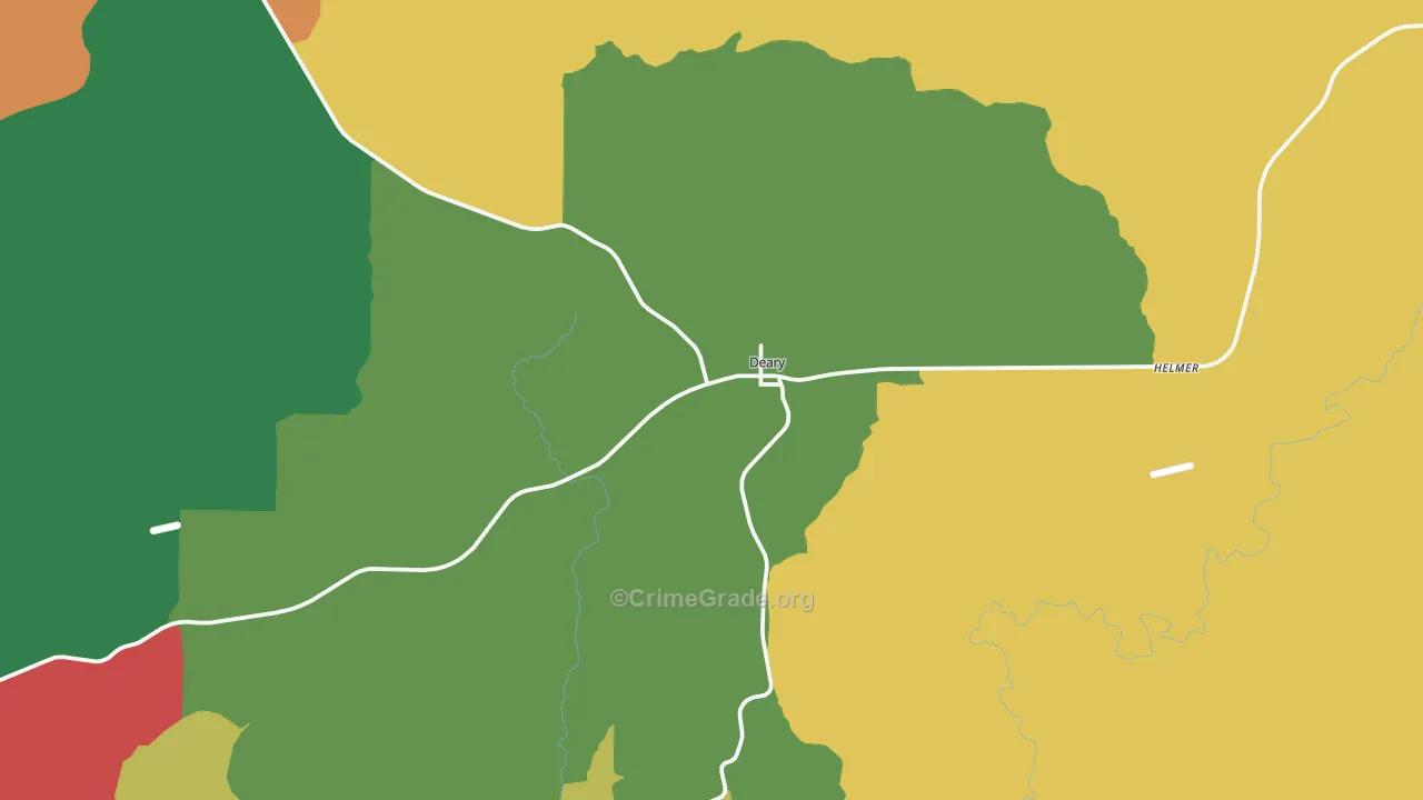 Deary, ID Map of Murder Rates