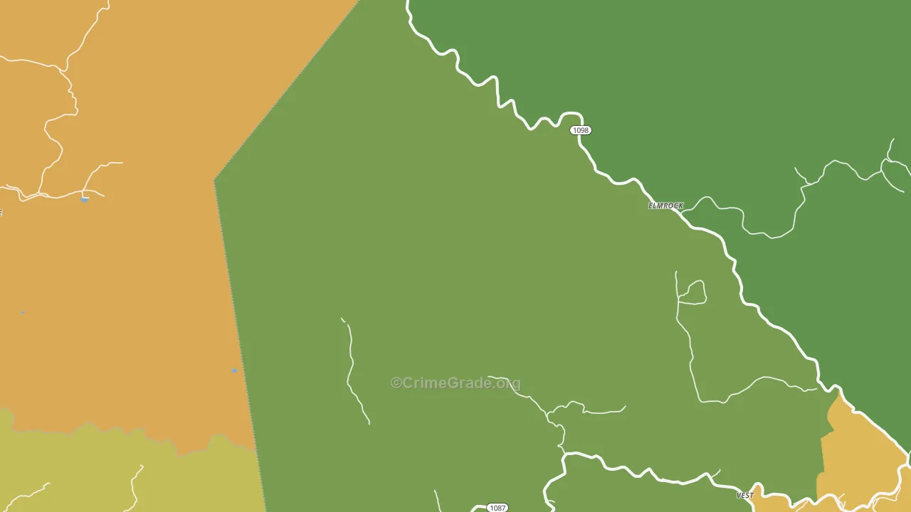 Decoy, KY Map of Murder Rates