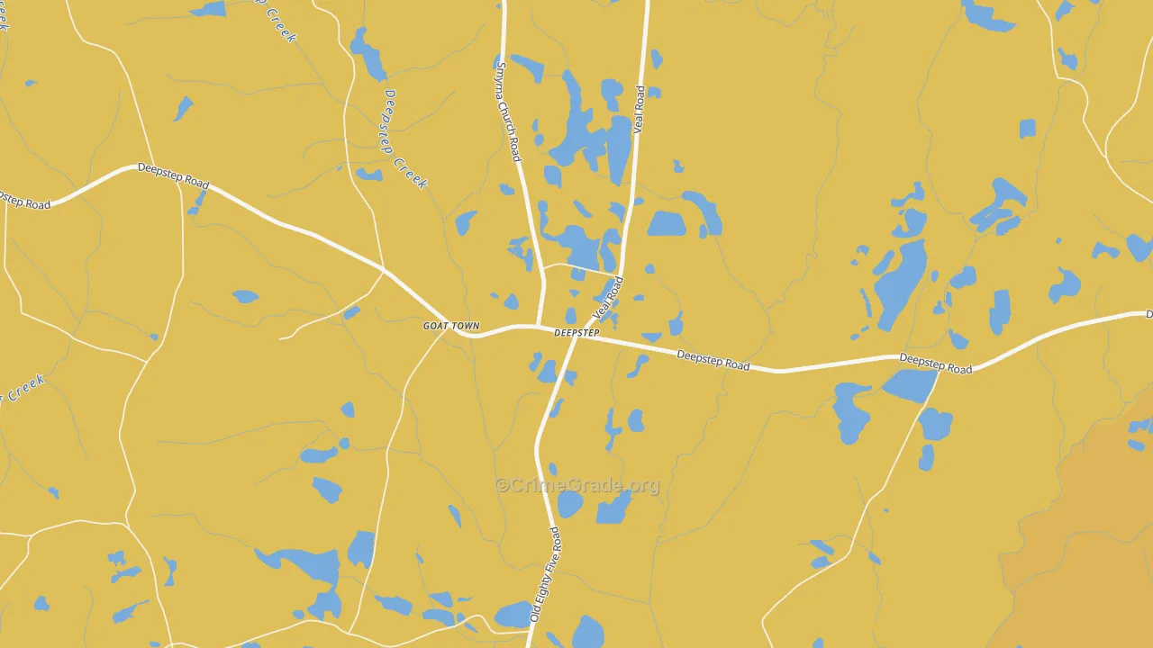 Deepstep, GA Map of Murder Rates
