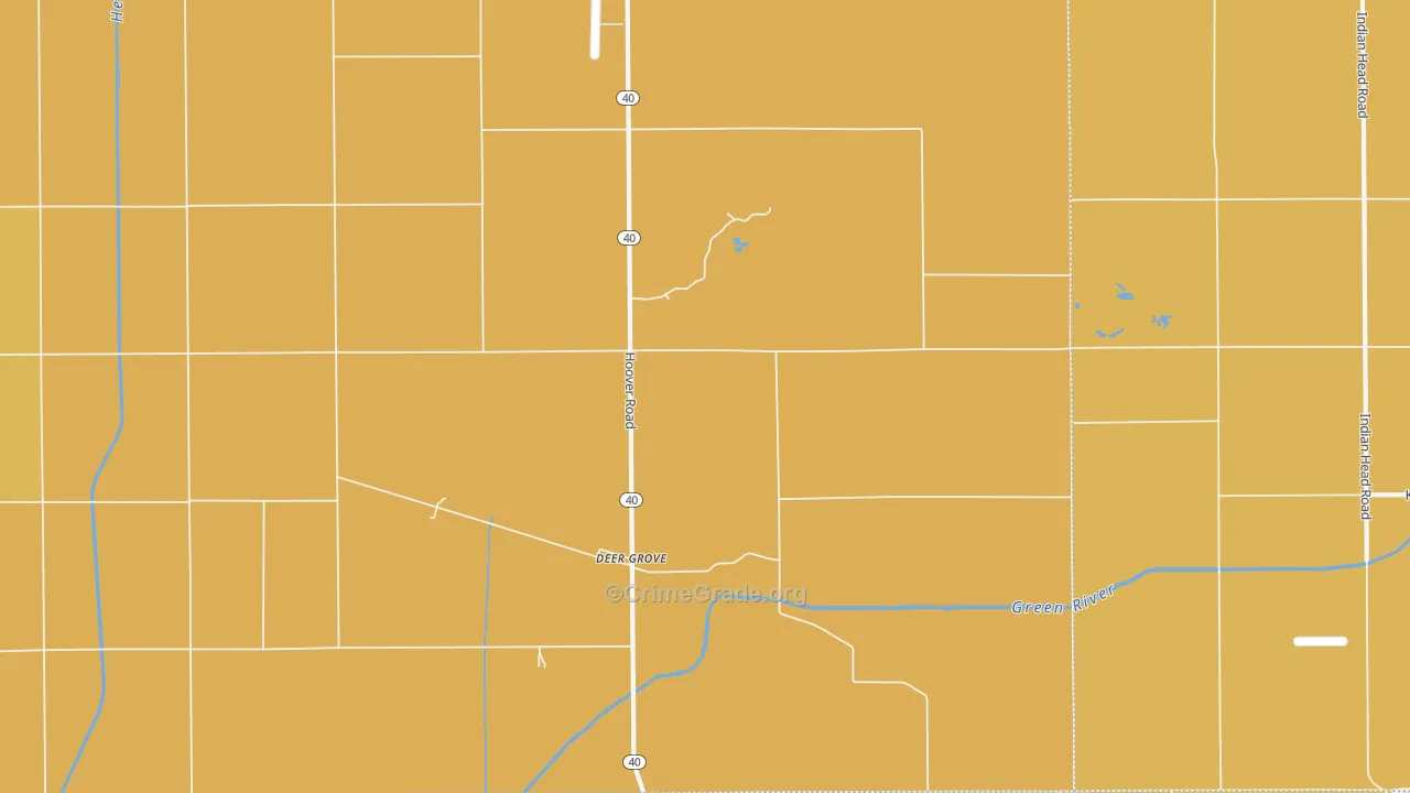 Deer Grove, IL Map of Murder Rates