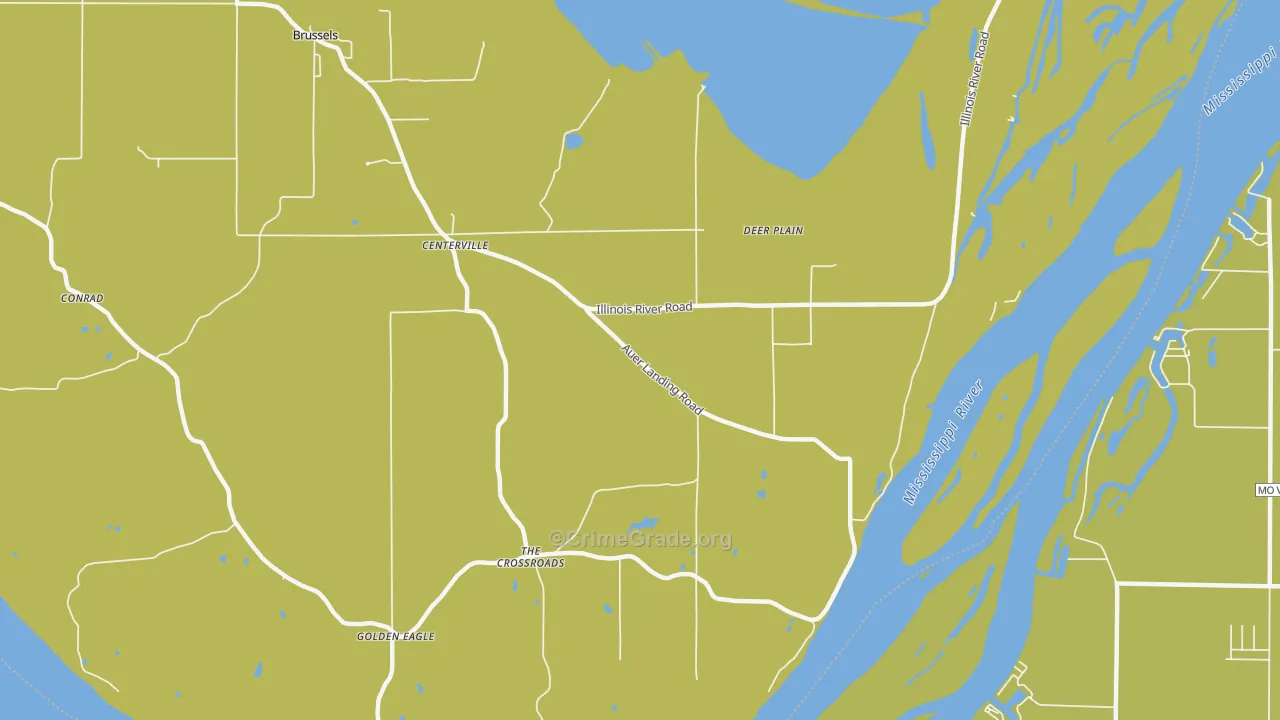 Deer Plain, IL Map of Murder Rates
