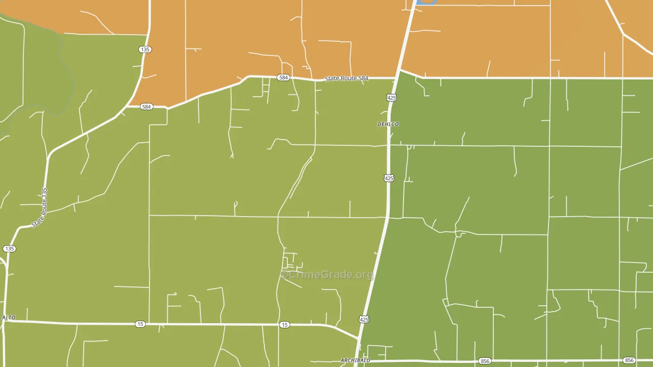 Dehlco, LA Map of Murder Rates