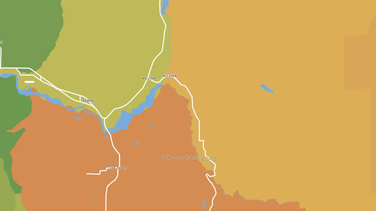 Deming, WA Map of Murder Rates