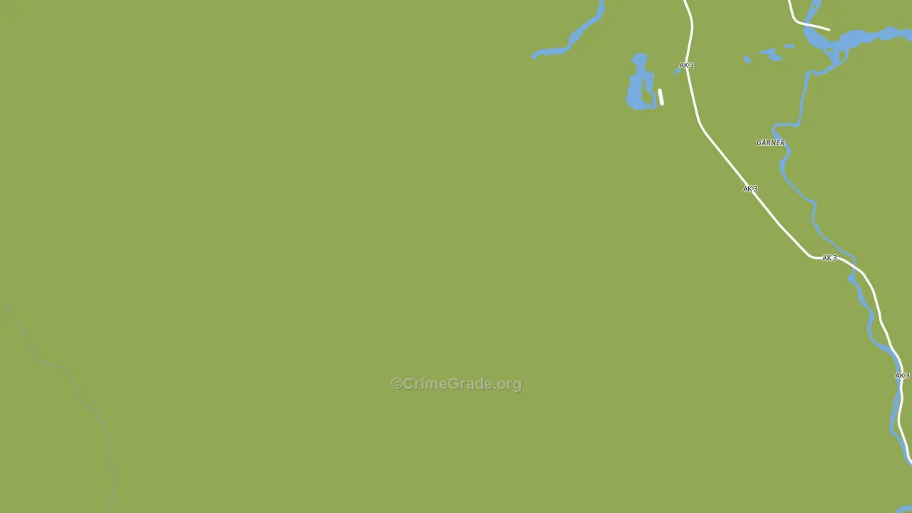 Denali National Park, AK Map of Murder Rates