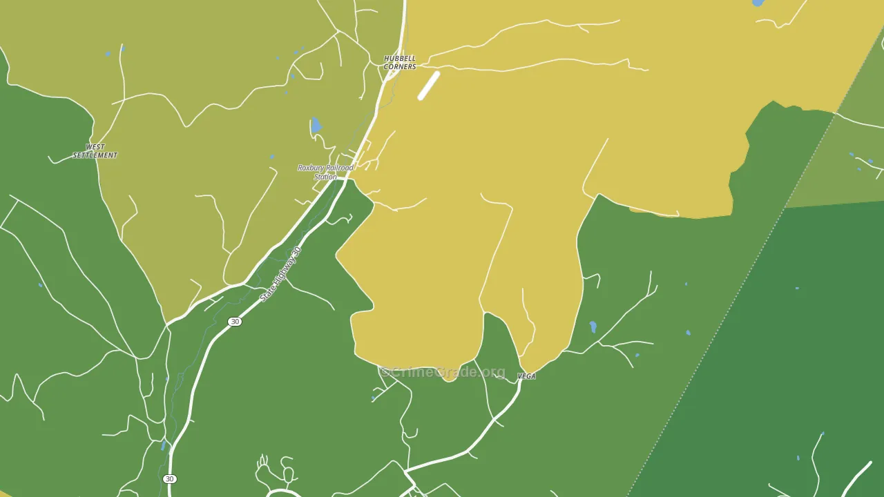 Denver, NY Map of Murder Rates
