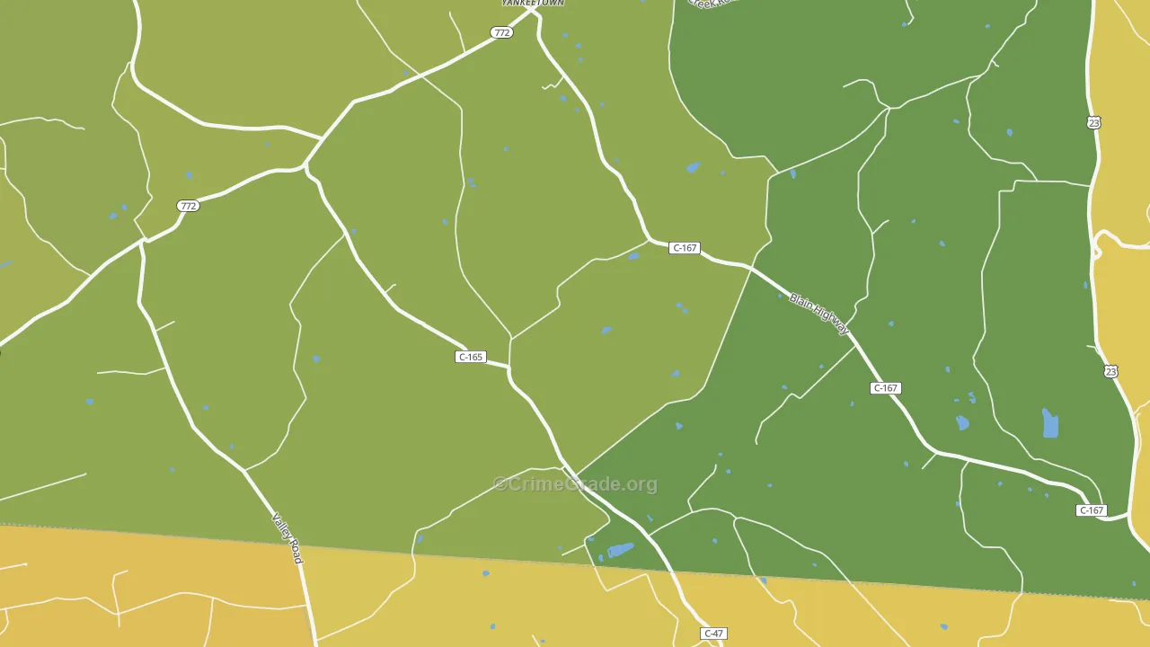 Denver, OH Map of Murder Rates