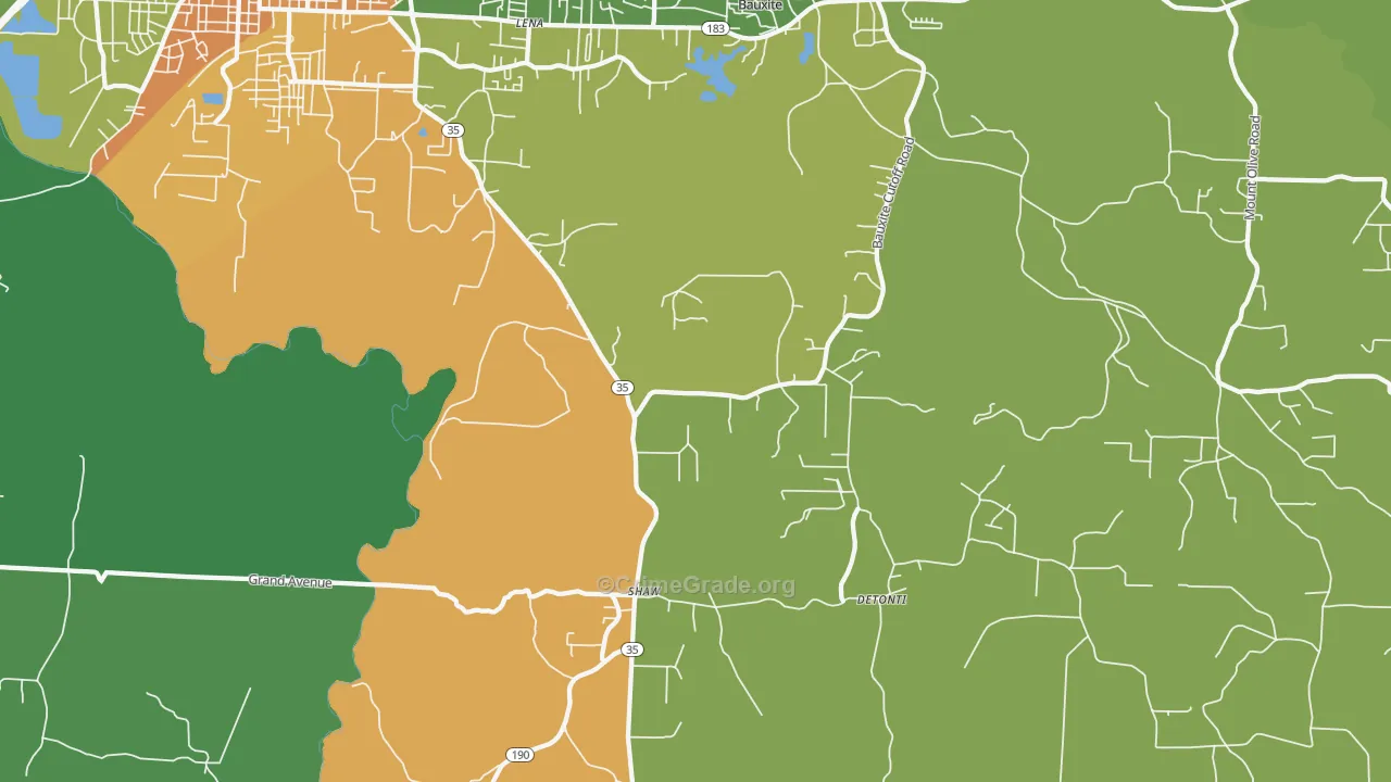 Detonti, AR Map of Murder Rates