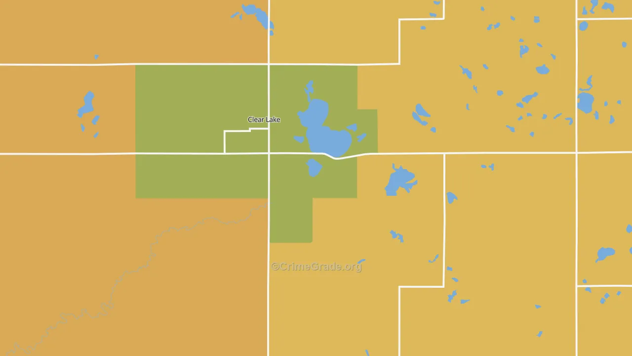 Deuel County, SD Map of Murder Rates