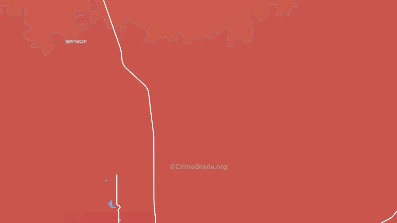 Dewey County, SD Map of Murder Rates