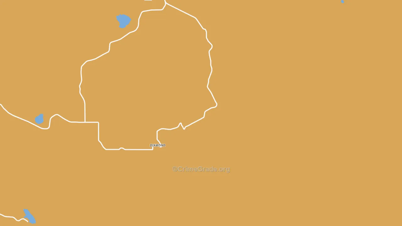Diamond, OR Map of Murder Rates