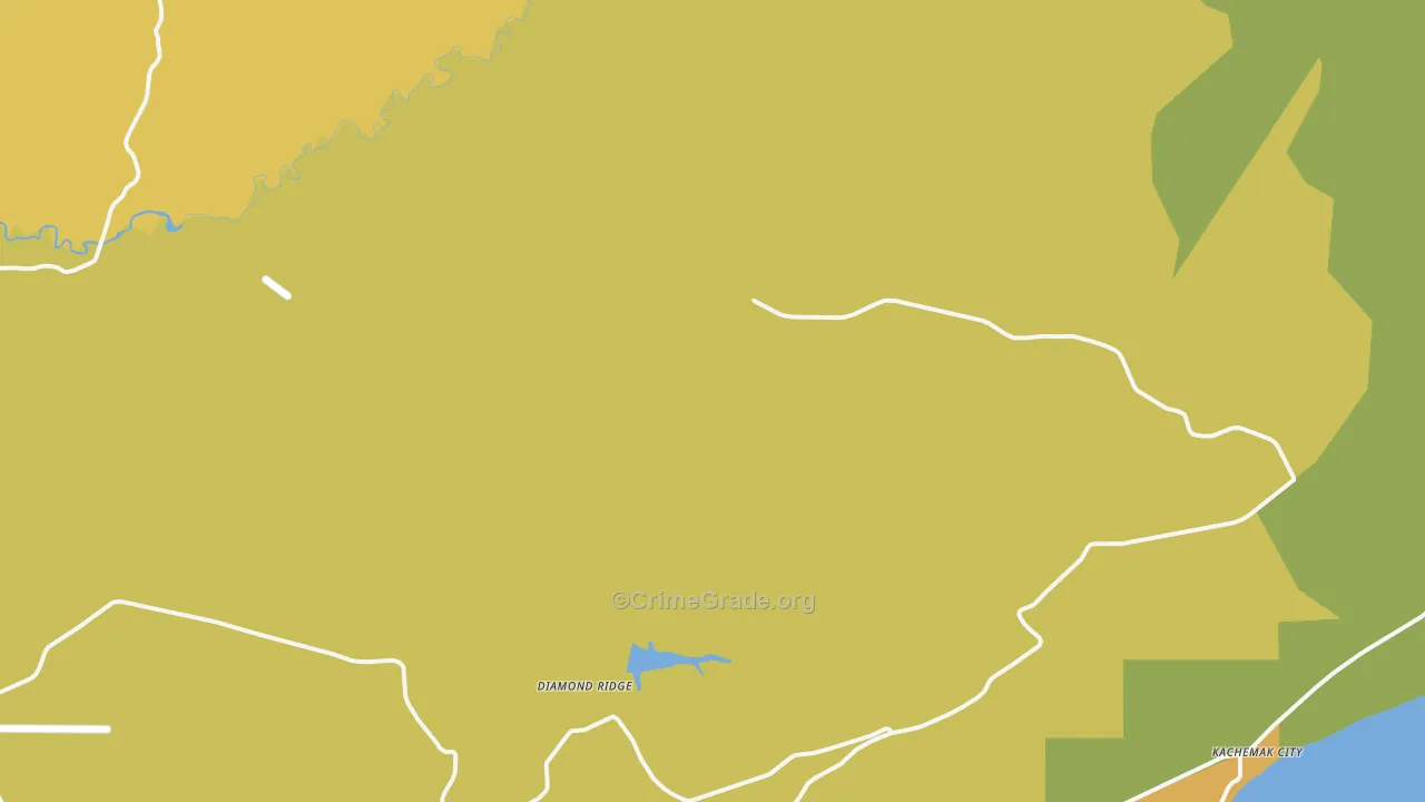 Diamond Ridge, AK Map of Murder Rates