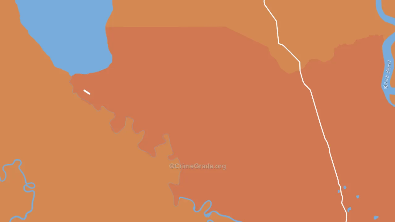 Dillingham Census Area, AK Map of Murder Rates