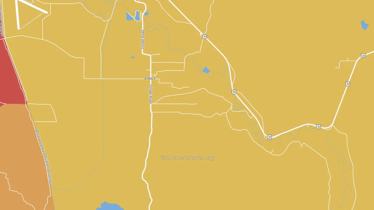 Dingle, ID Map of Murder Rates
