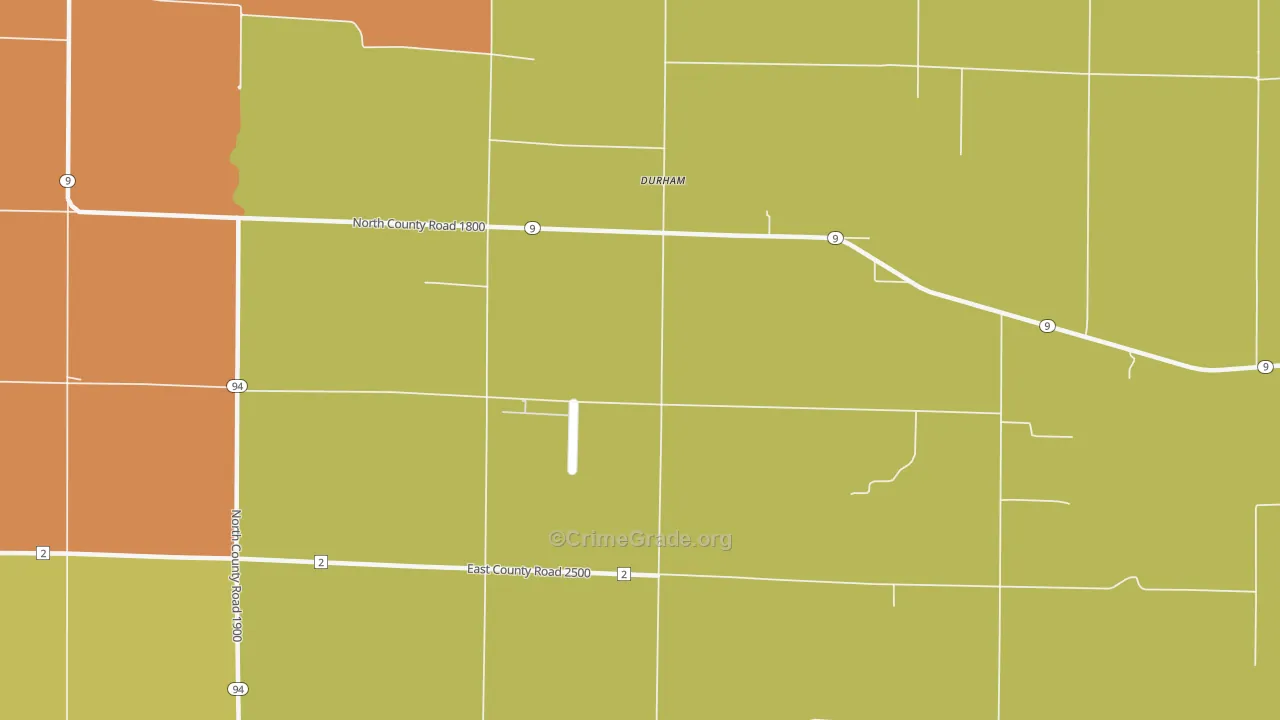 Disco, IL Map of Murder Rates