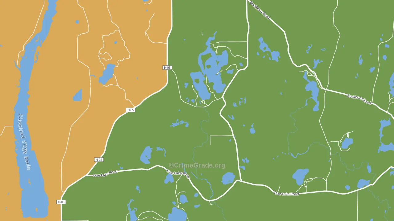 Dixon, MI Map of Murder Rates