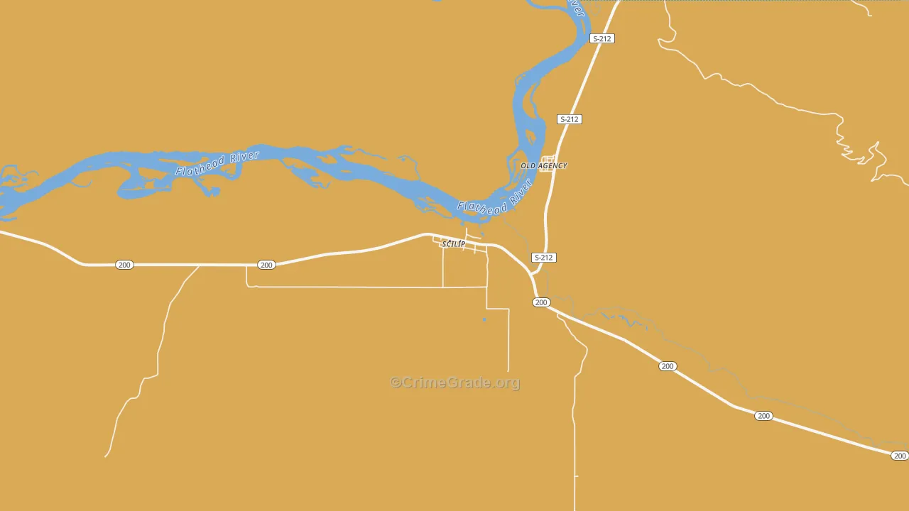 Dixon, MT Map of Murder Rates