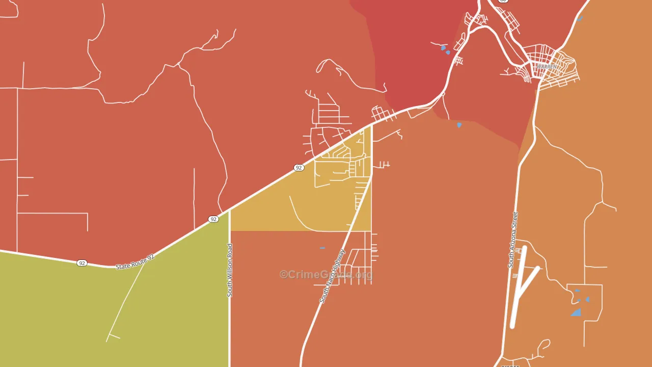 Don Luis, AZ Map of Murder Rates