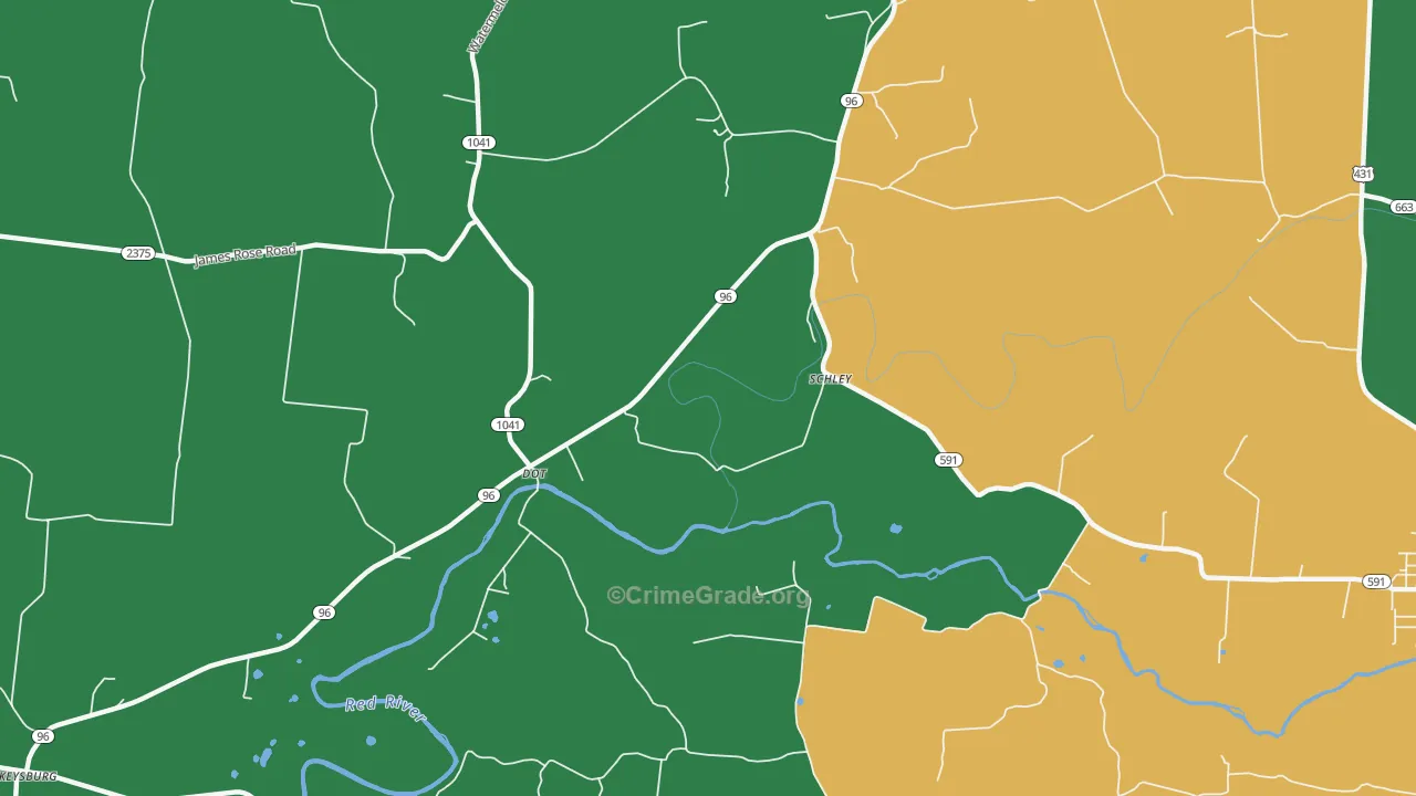 Dot, KY Map of Murder Rates