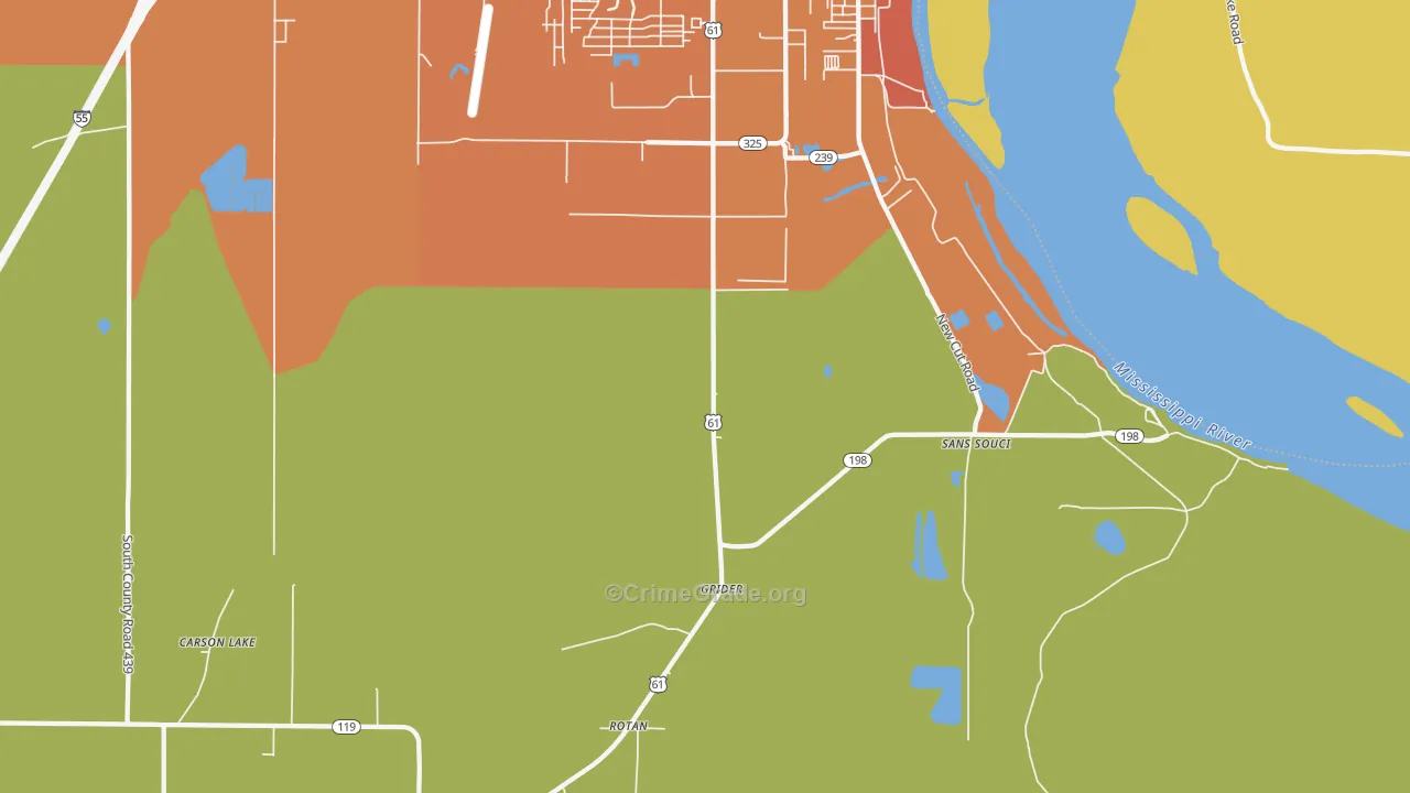 Driver, AR Map of Murder Rates