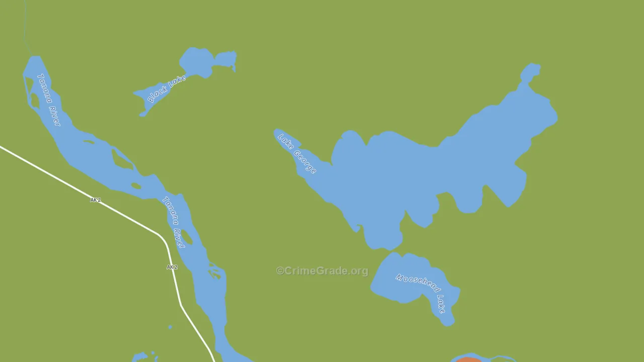 Dry Creek, AK Map of Murder Rates