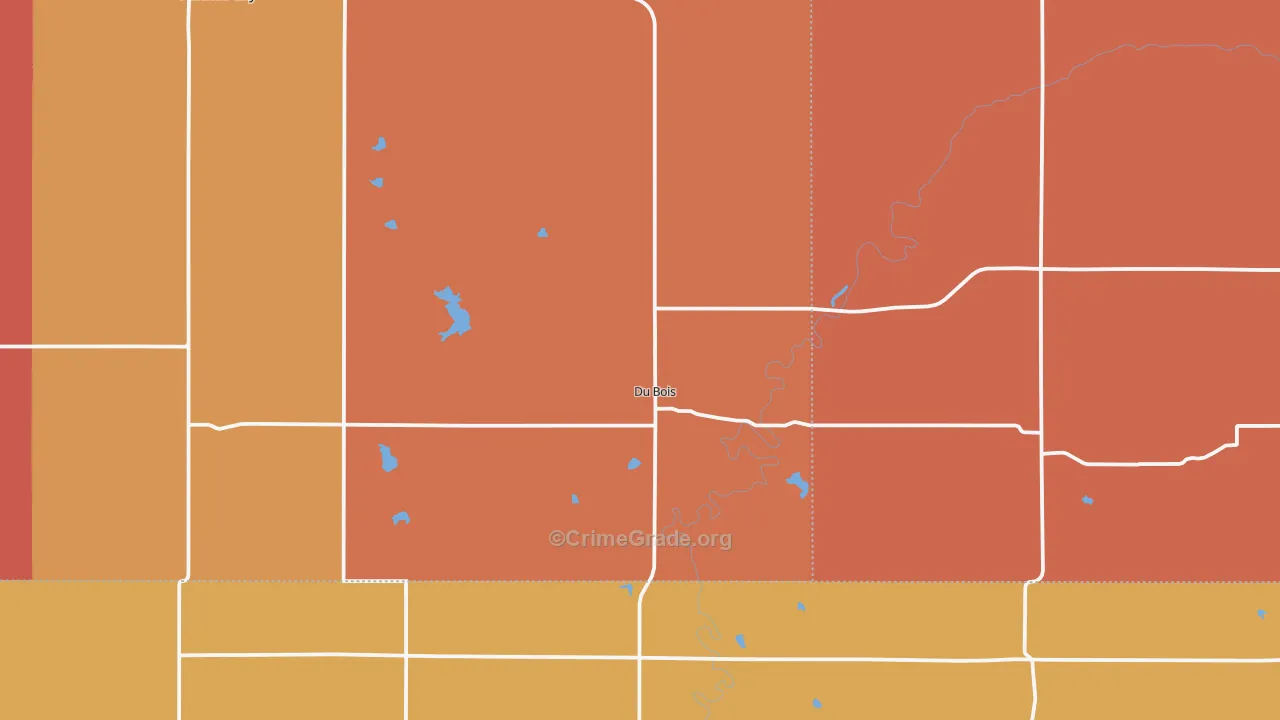 Du Bois, NE Map of Murder Rates