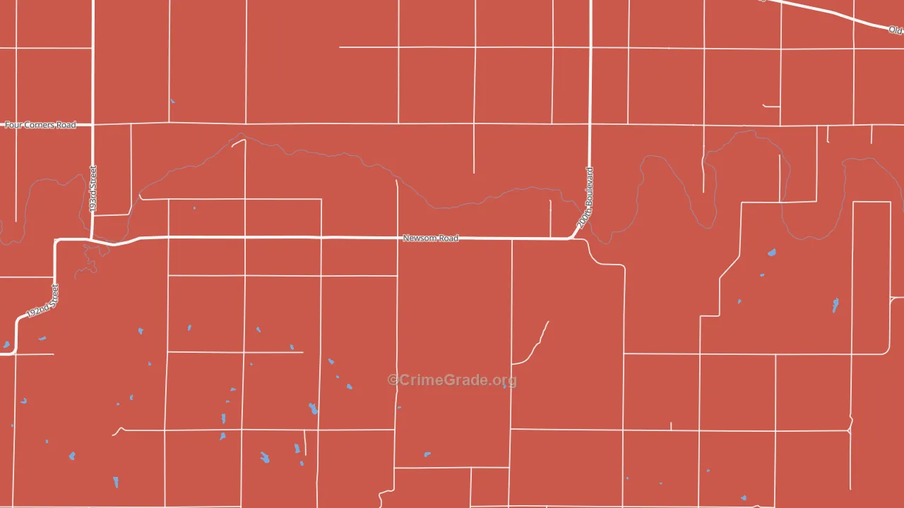 Dubuque, KS Map of Murder Rates
