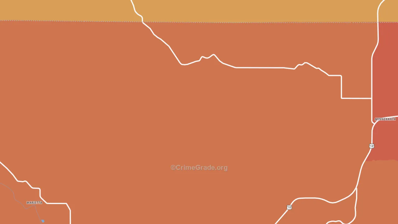 Dudley, SD Map of Murder Rates
