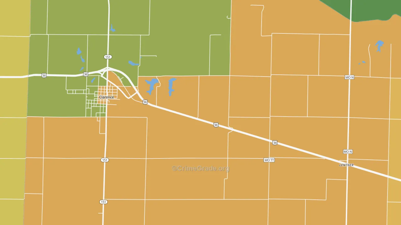 Duncans Bridge, MO Map of Murder Rates