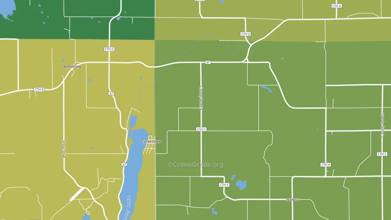 Dundee, WI Map of Murder Rates