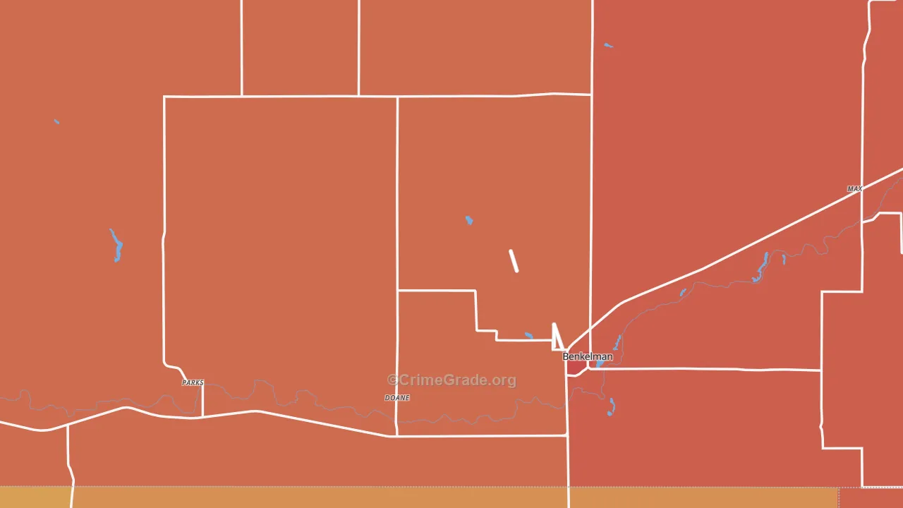 Dundy County, NE Map of Murder Rates