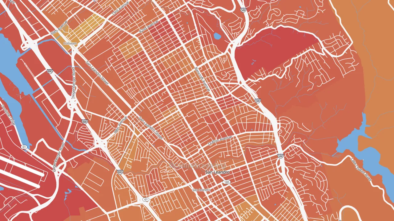 Durant Manor, Oakland, CA Map of Murder Rates