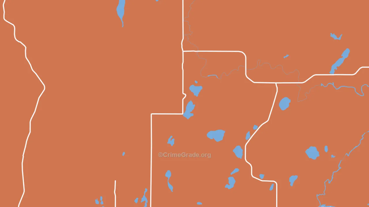 Duxbury, MN Map of Murder Rates