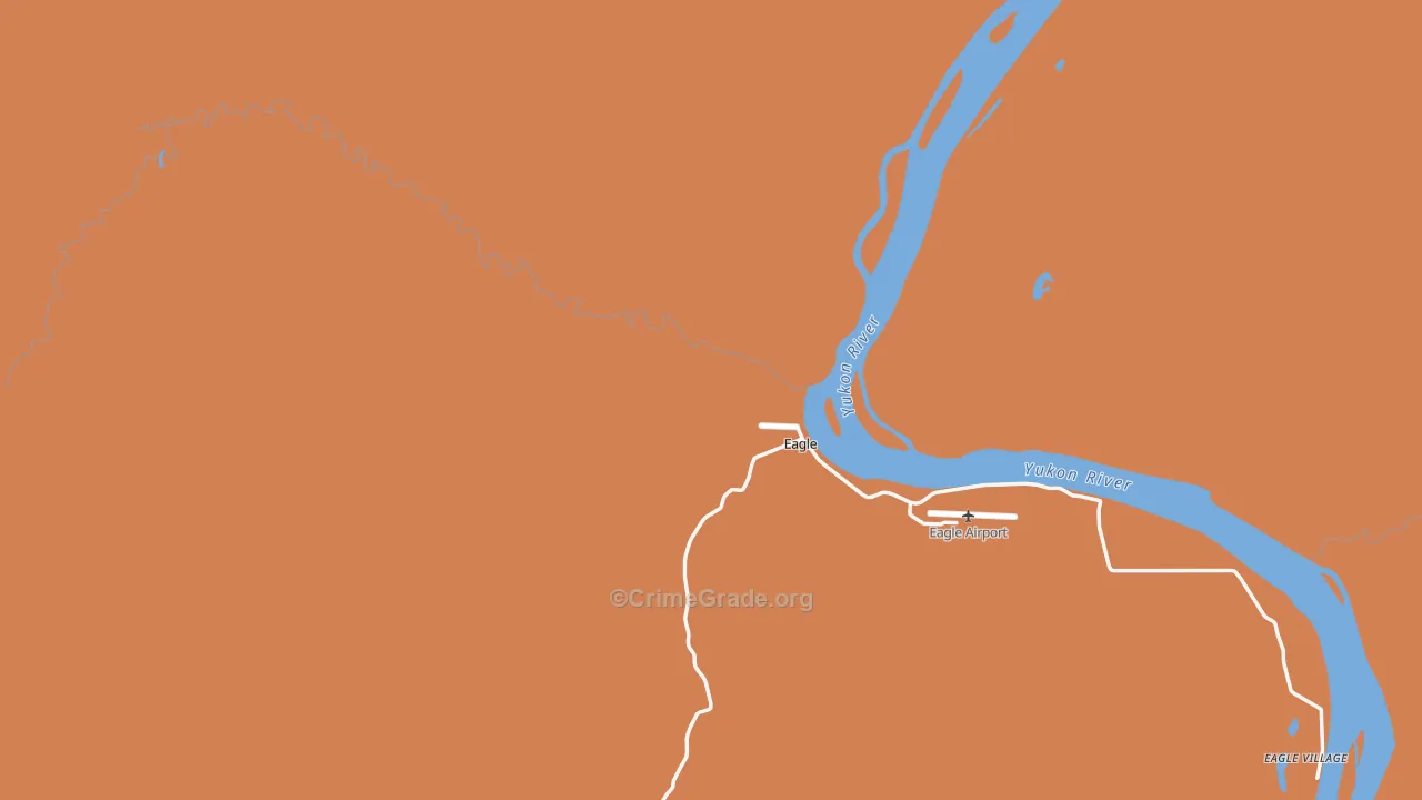 Eagle, AK Map of Murder Rates