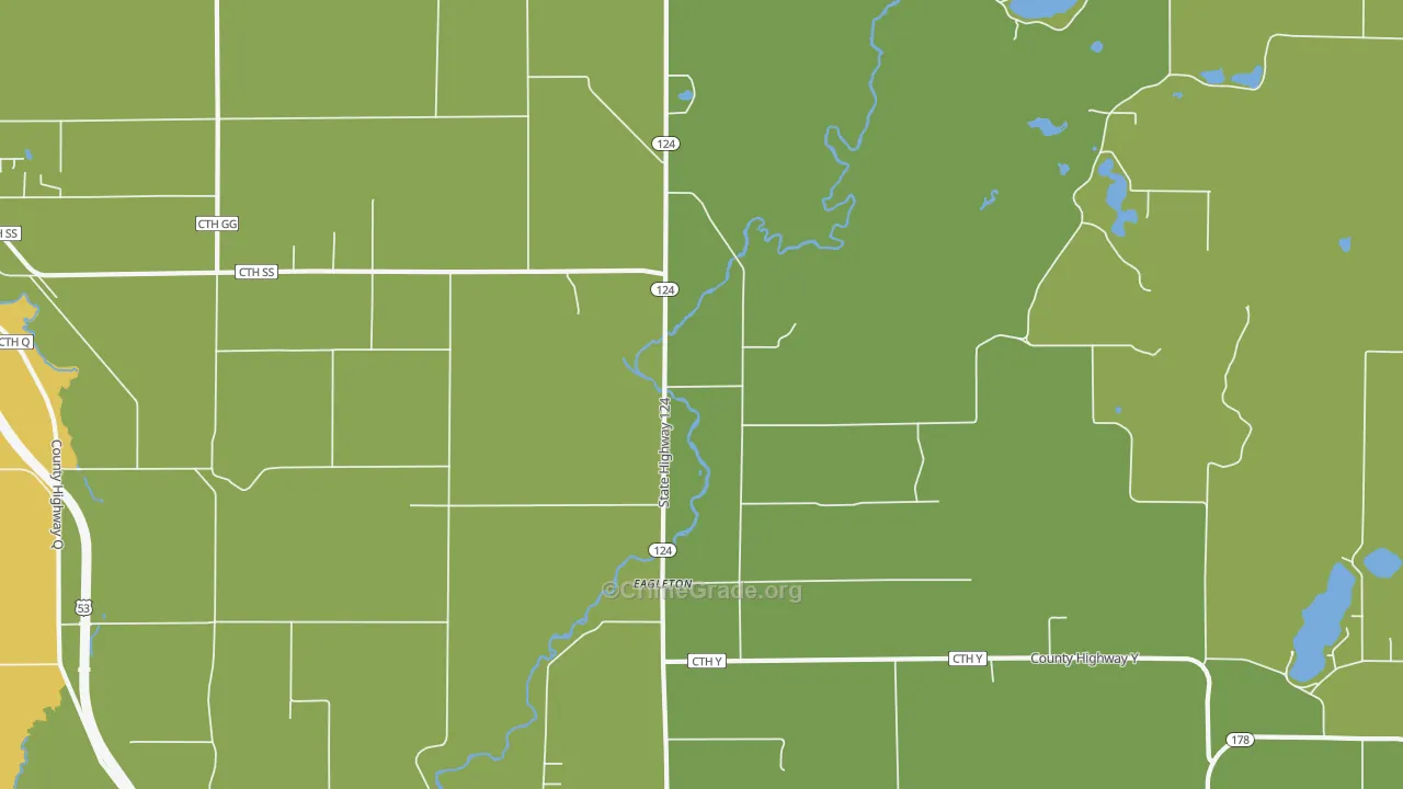 Eagleton, WI Map of Murder Rates