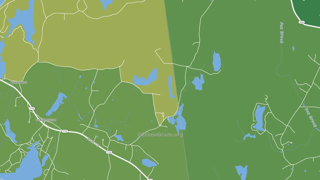 East Rindge, NH Map of Murder Rates