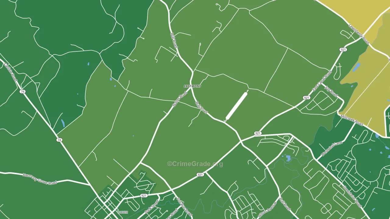 Eastmont, PA Map of Murder Rates