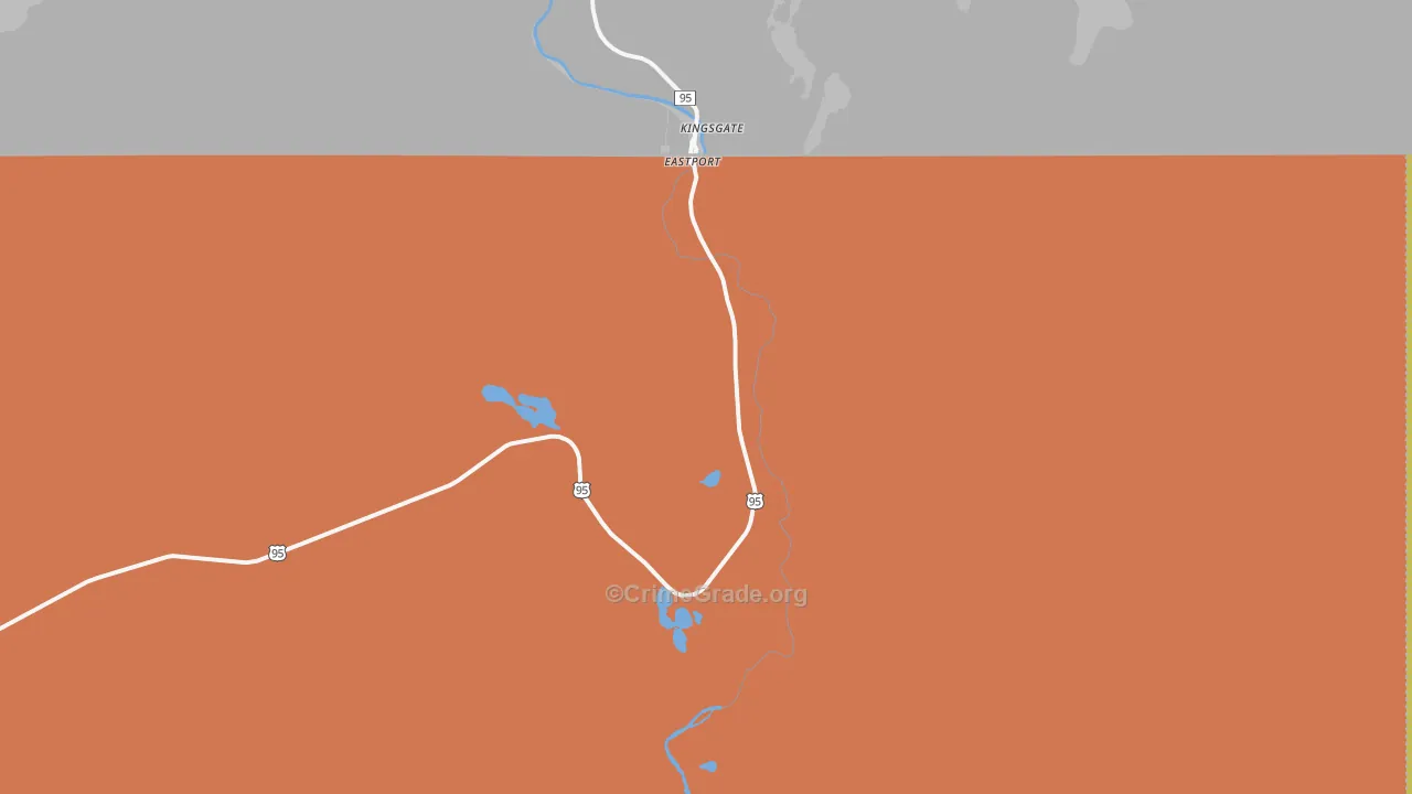 Eastport, ID Map of Murder Rates