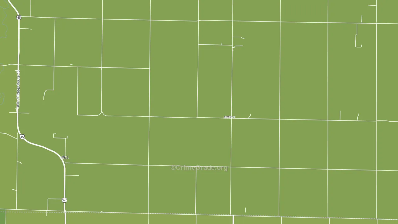 Eberle, IL Map of Murder Rates