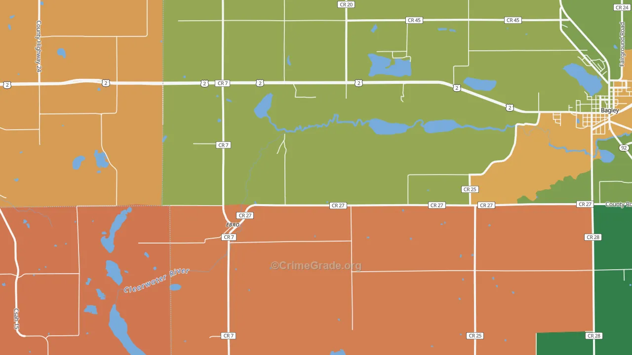 Ebro, MN Map of Murder Rates