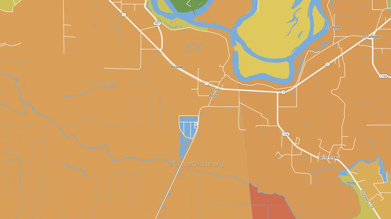 Echo, LA Map of Murder Rates